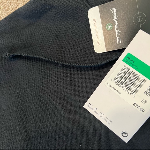 Mens Size XL Nike NBA City Edition Hoodie Golden State Warriors Black Sweatshirt - Picture 5 of 5